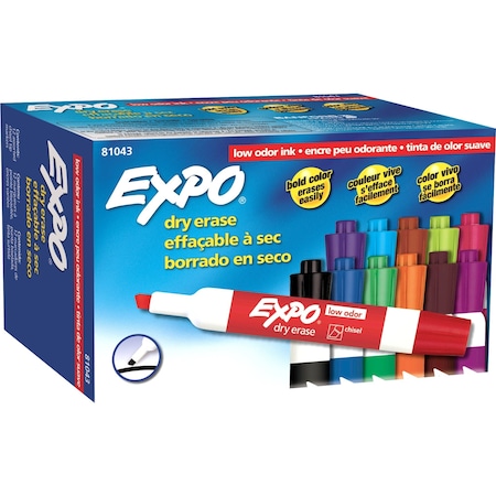 Expo2 O S Assorted Chisel 12 Pack